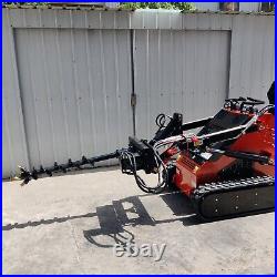 Skid Steer Loader Earth Auger Attachment for Drllling Pot Holes Lamp Poles