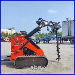 Skid Steer Loader Earth Auger Attachment for Drllling Pot Holes Lamp Poles