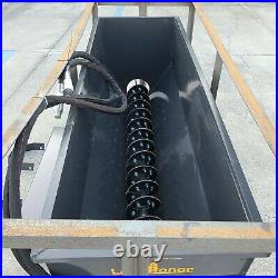 Skid Steer Mixer Auger Bucket for Cement-Concrete-Feed-Sand withChutes CAT-Kubota