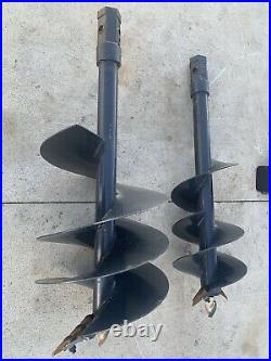 Skid Steer Wolverine Hydraulic Auger Attachment Post Hole Digger Bobcat CAT