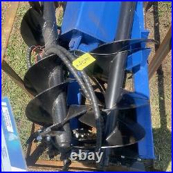 Skid steer auger attachment with 3 bits AGT