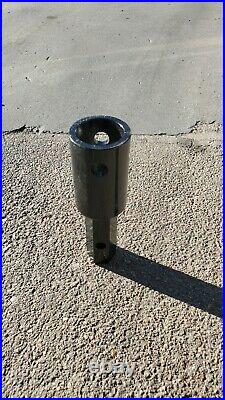Tool Tuff Auger Adapter 2-9/16 Female Round to 2 Male Hex