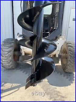 Unused Wolverine Skid Steer Attachment Hydraulic Auger with2 bits Agriculture