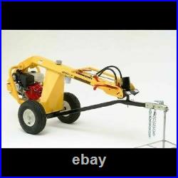 Used Towable Auger Ground Hog HD99 Hydraulic Earth -Fits Trencher Skid Steer app