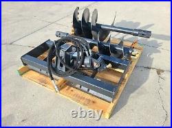 Wolverine Skid Steer Attachment Auger Post Hole Hydraulic Digger 12 & 18 Bits