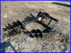 Wolverine Skid Steer Auger Attachment with 2 Bits